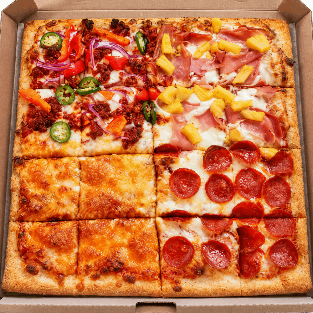 Pizza Mediana Cuadrada 30 × 30 cm